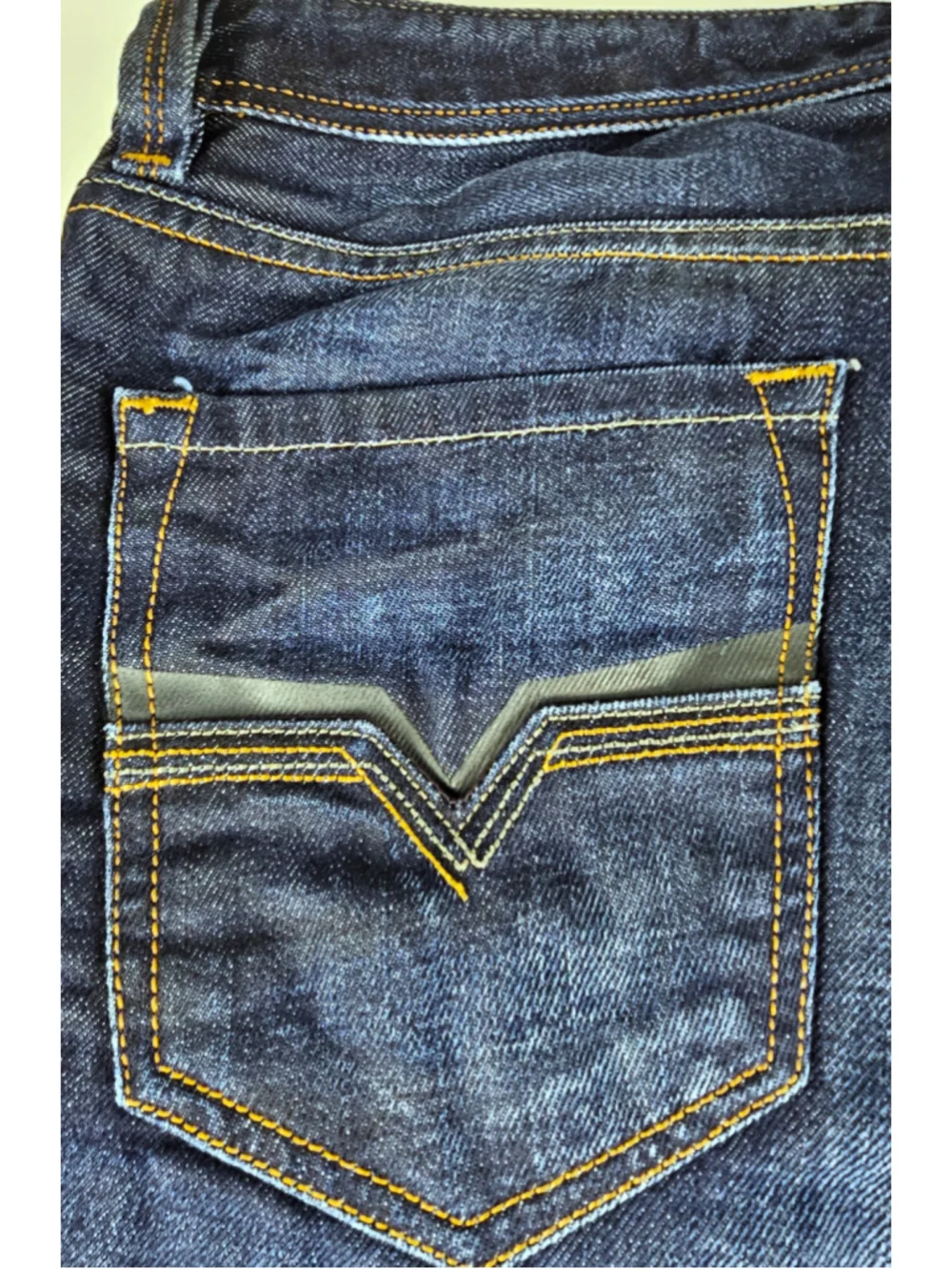 Diesel Larkee Jeans Mens 31x30 Blue Denim Regular Straight 0073N Button Fly